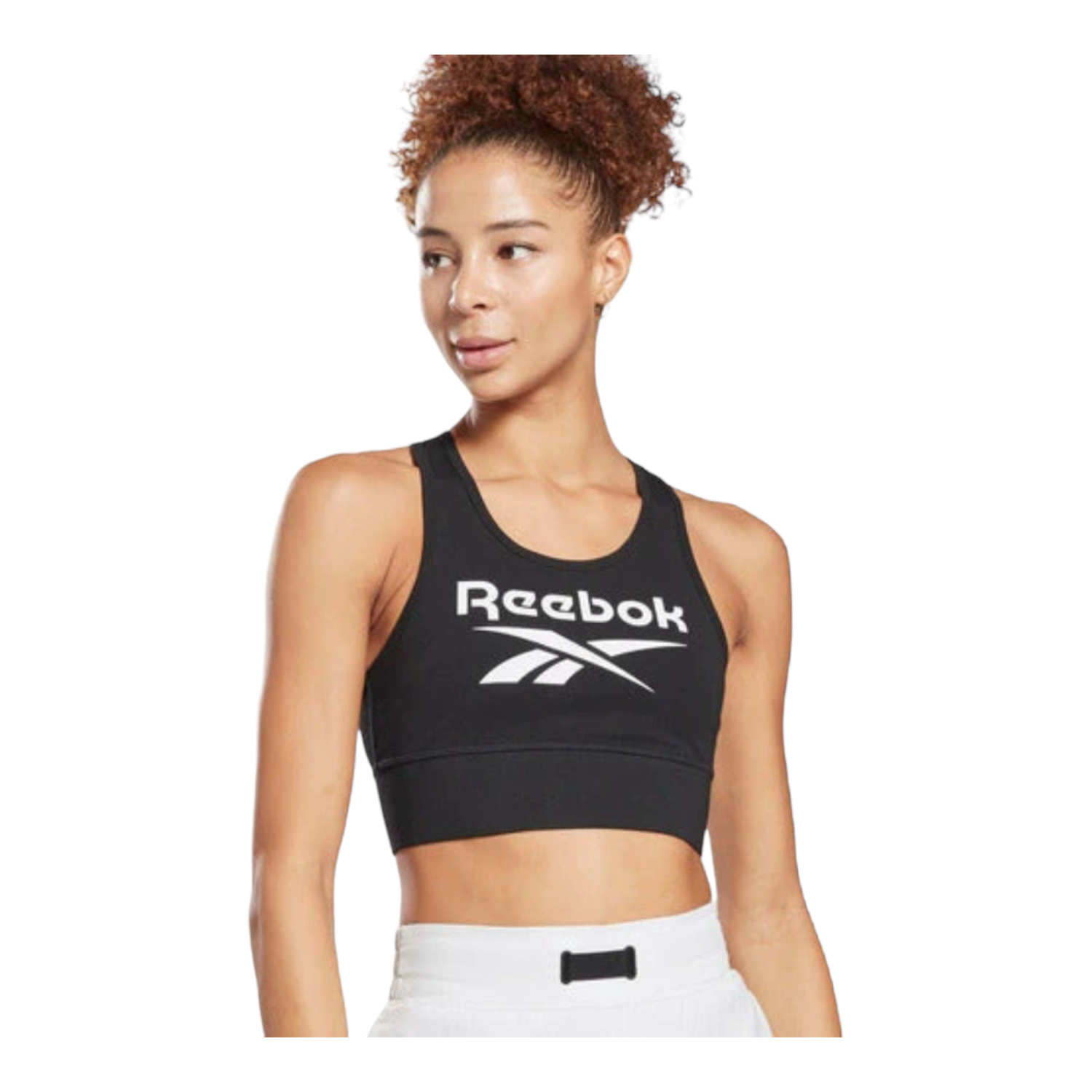 TOP REEBOK MUJER NEGRO REEBOK COTTON BRALET GL2544