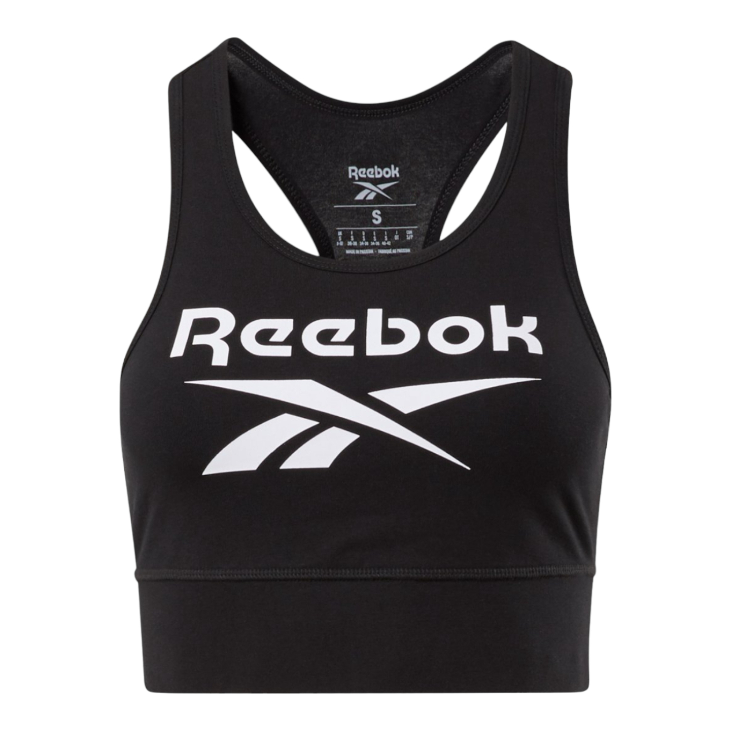 TOP REEBOK MUJER NEGRO REEBOK COTTON BRALET GL2544