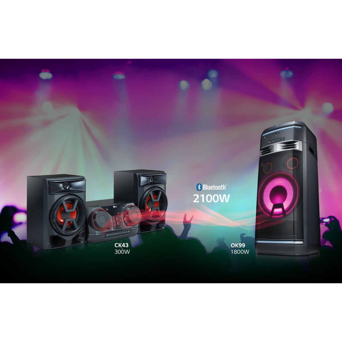 Minicomponente Lg 300w Xboom Ck43 Negro