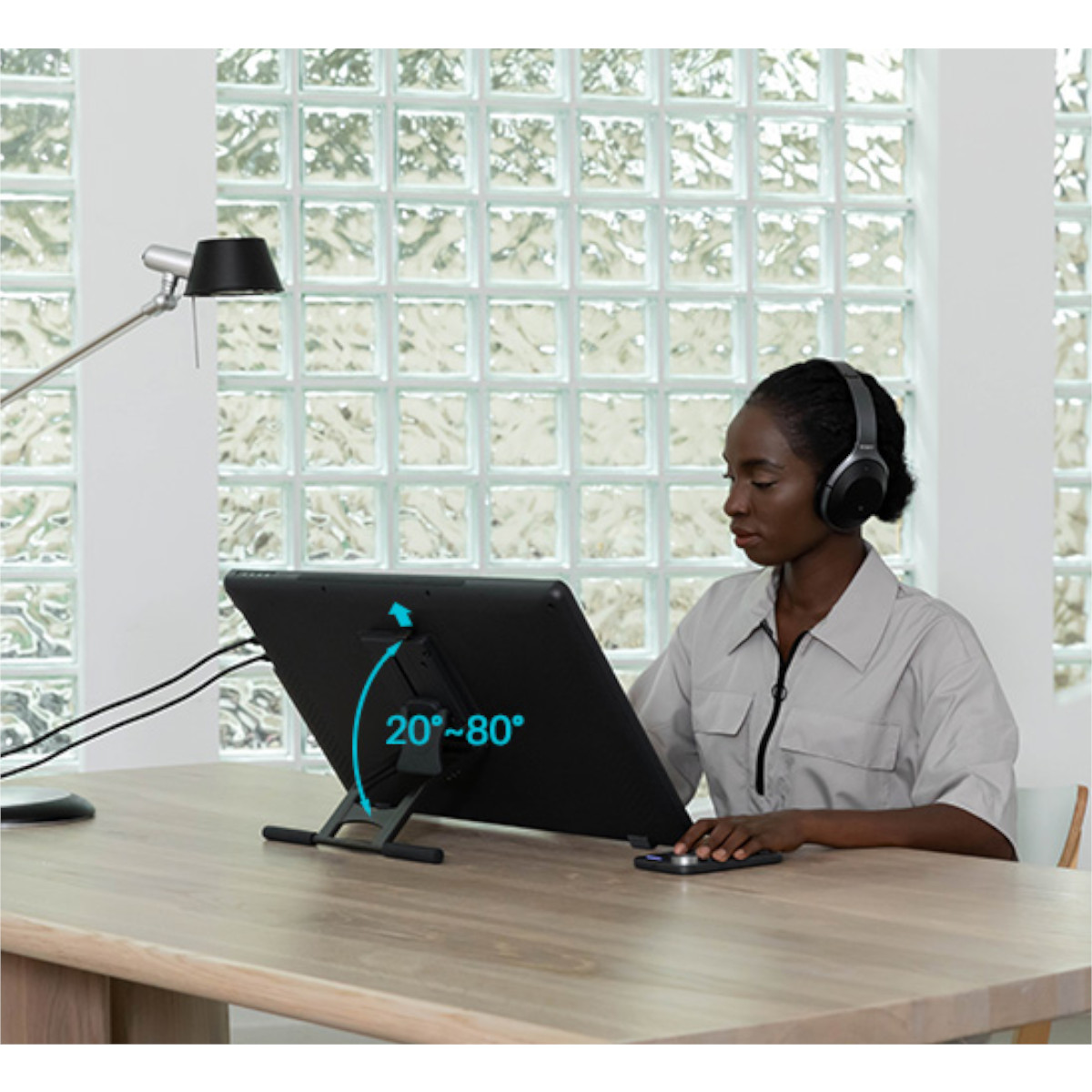 Tableta Digitalizadora Monitor HUION Kamvas RDS-220 22pulgadas 2.5K