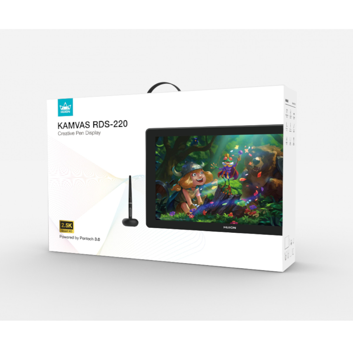 Tableta Digitalizadora Monitor HUION Kamvas RDS-220 22pulgadas 2.5K