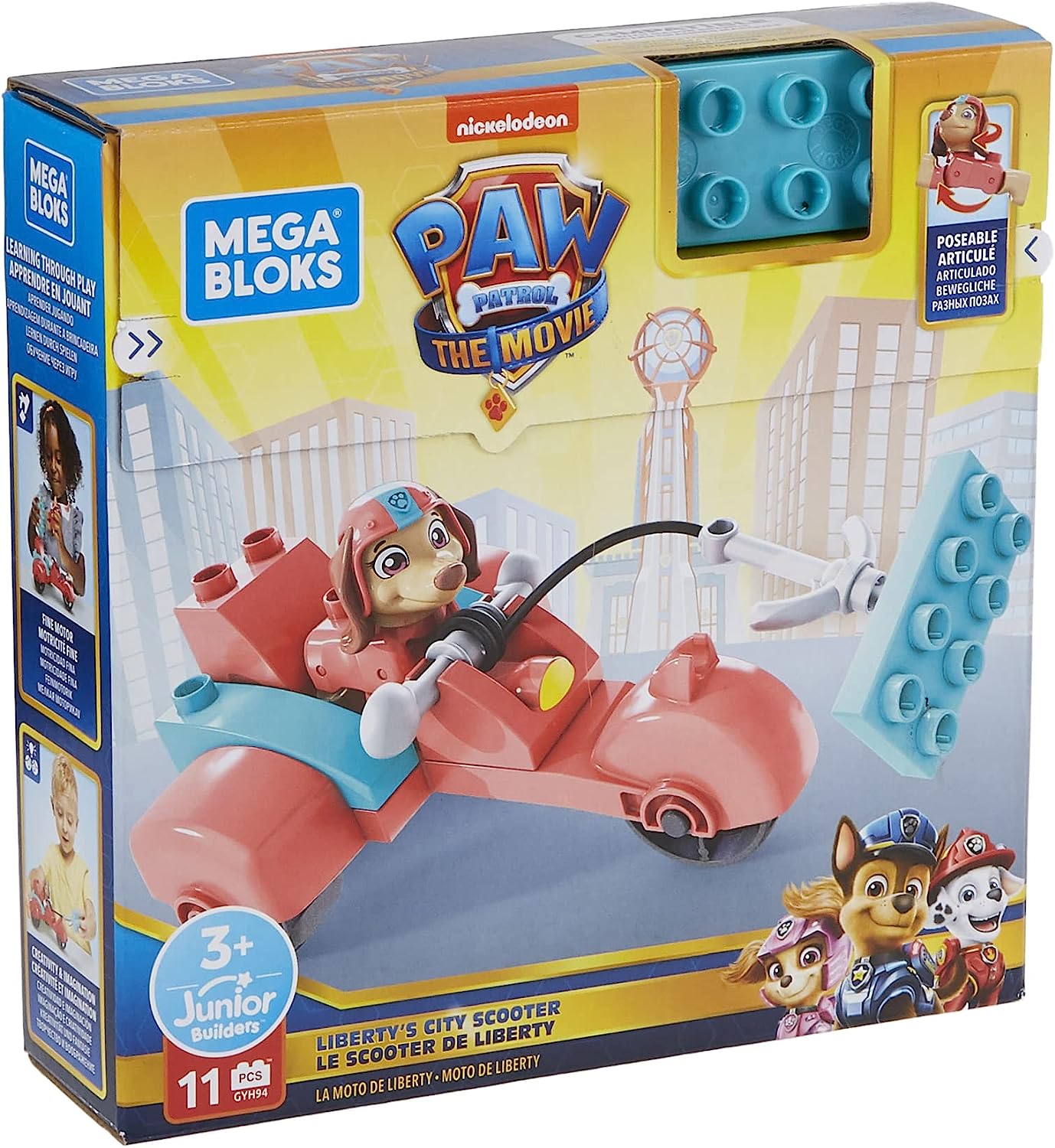 Mega Bloks Paw Patrol MOTO DE LIBERTY 