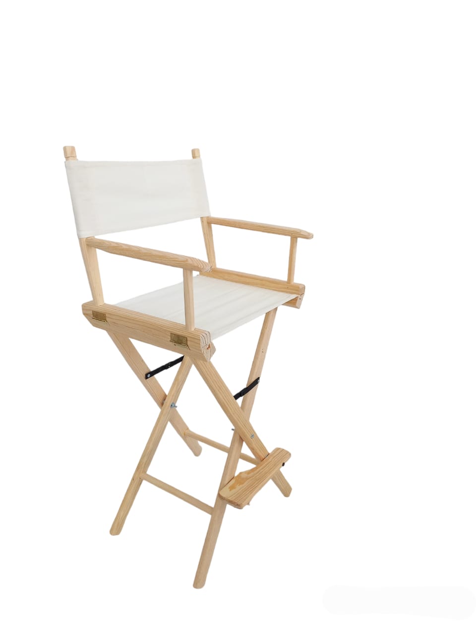 Silla Alta de Director de Madera Plegable