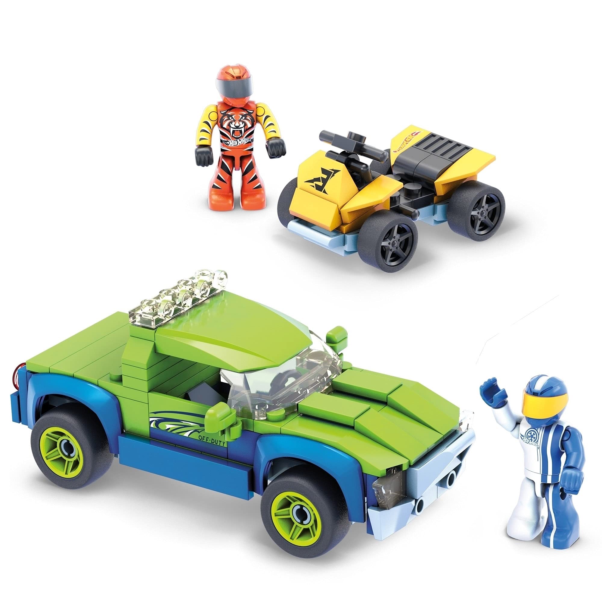 Mega Construx Hot Wheels, Carro Off Duty & Atv