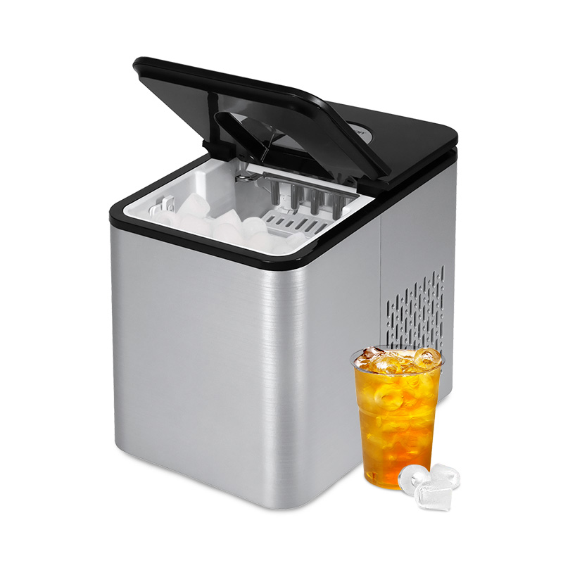 Máquina de Hielo Fabrica 9 Cubos en 8 Minutos (12 Kg en 24 Hr)