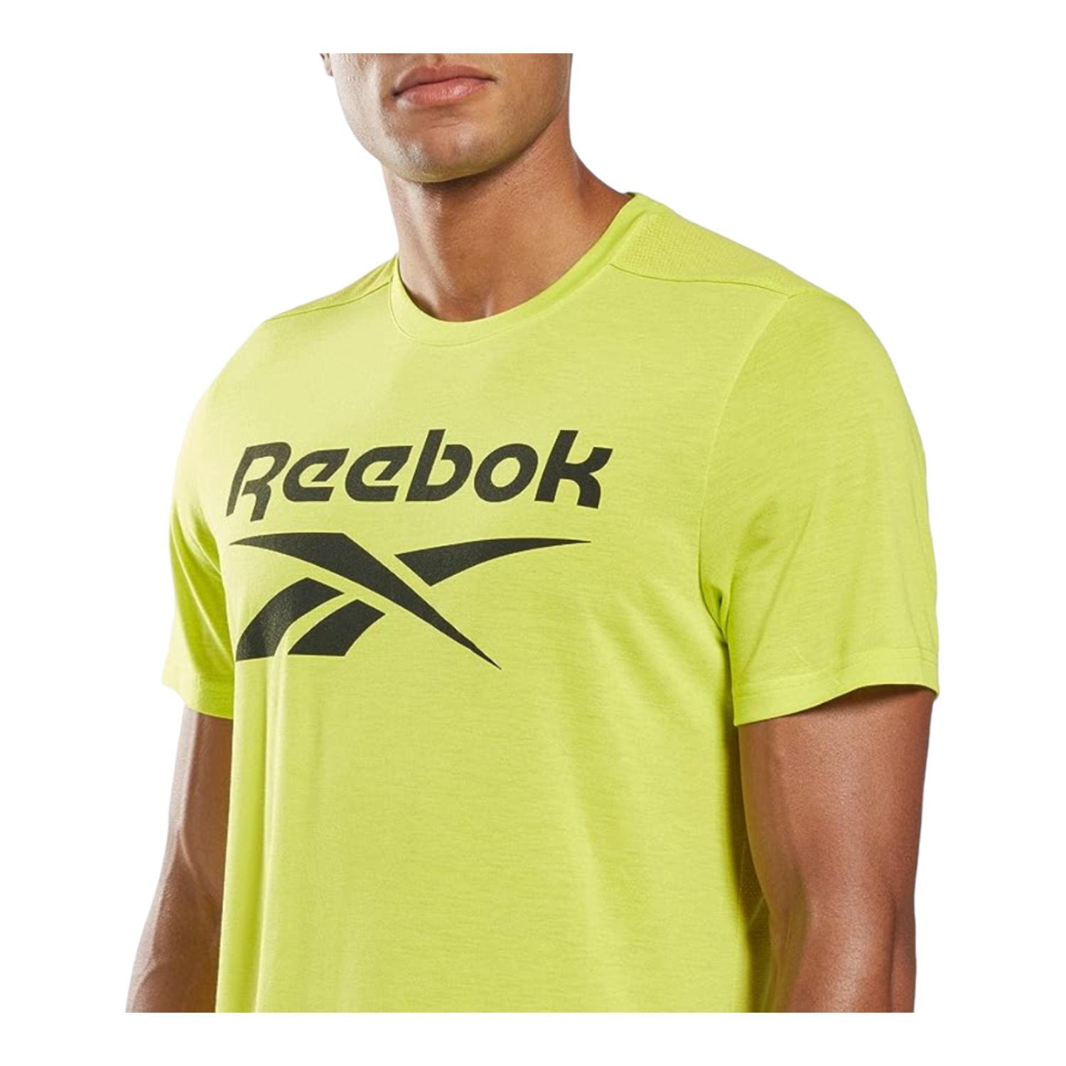 PLAYERA REEBOK HOMBRE AMARILLO REEBOK RI BIG LOGO H49683.