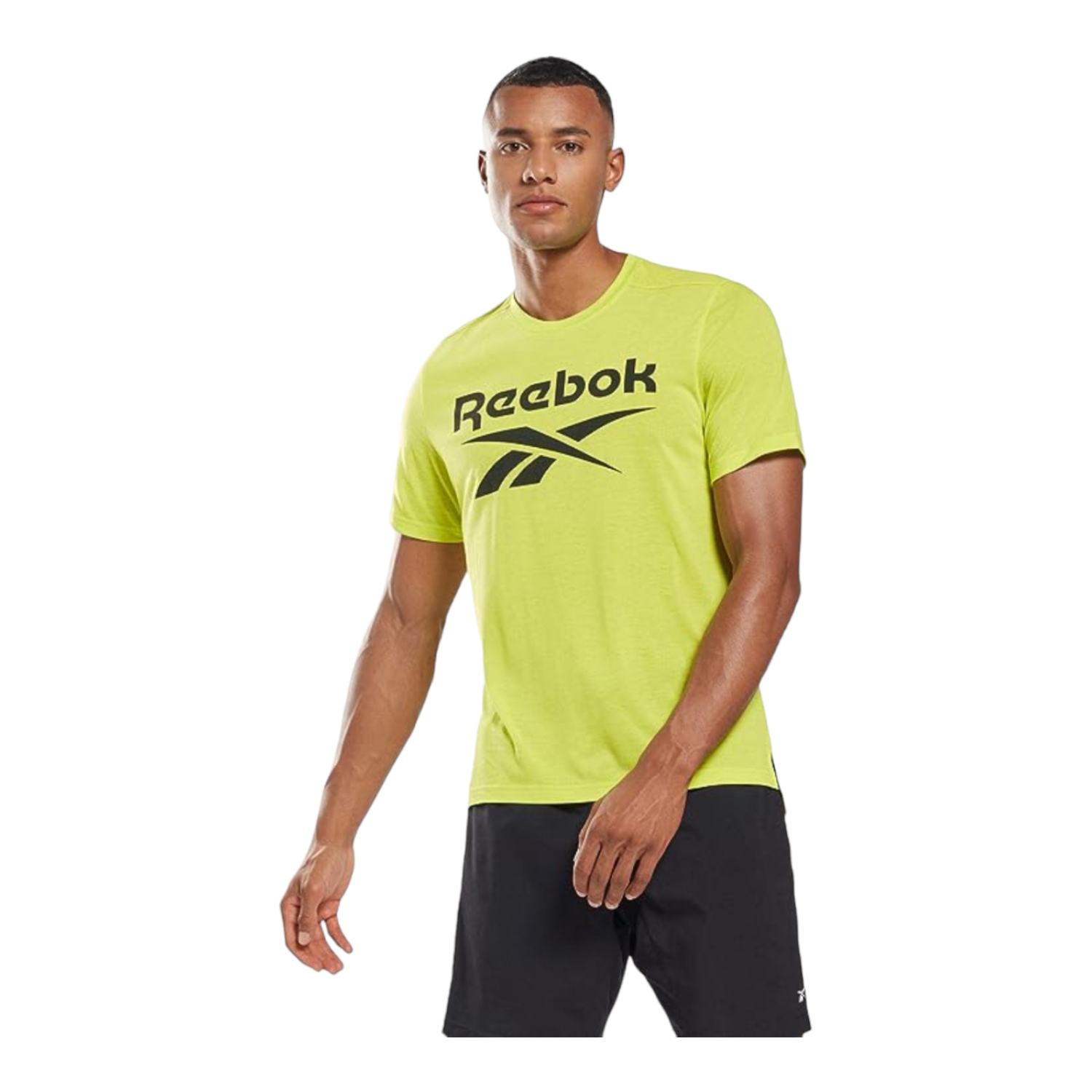 PLAYERA REEBOK HOMBRE AMARILLO REEBOK RI BIG LOGO H49683.