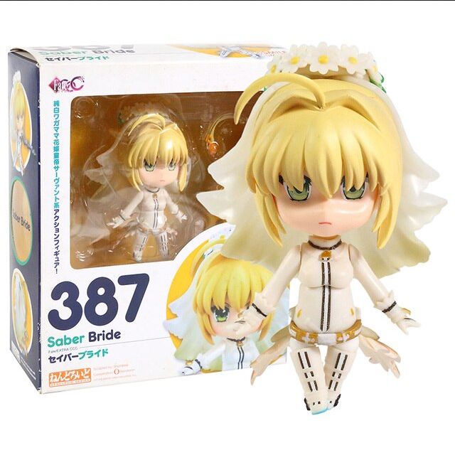 Saber Bride 387 Fate Stay Extra Nendoroid Figma Figura Anime
