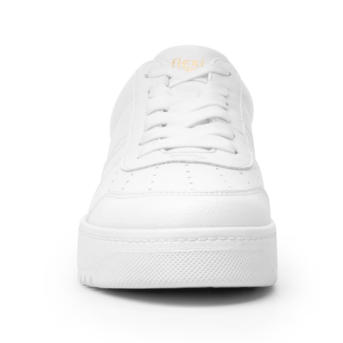 Tenis Urbanos De Suela Gruesa Flexi 103504 Blanco Originales