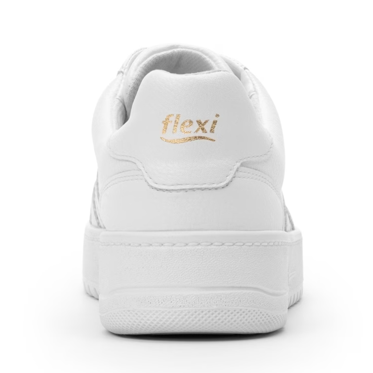 Tenis Urbanos De Suela Gruesa Flexi 103504 Blanco Originales