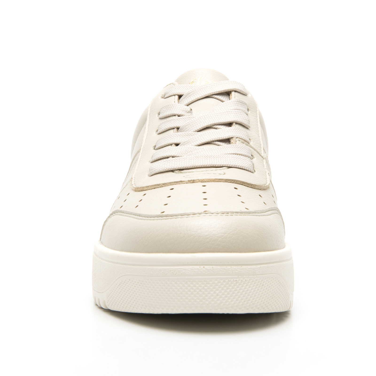 Tenis Urbanos Con Plataforma Para Mujer Flexi 103504 Beige