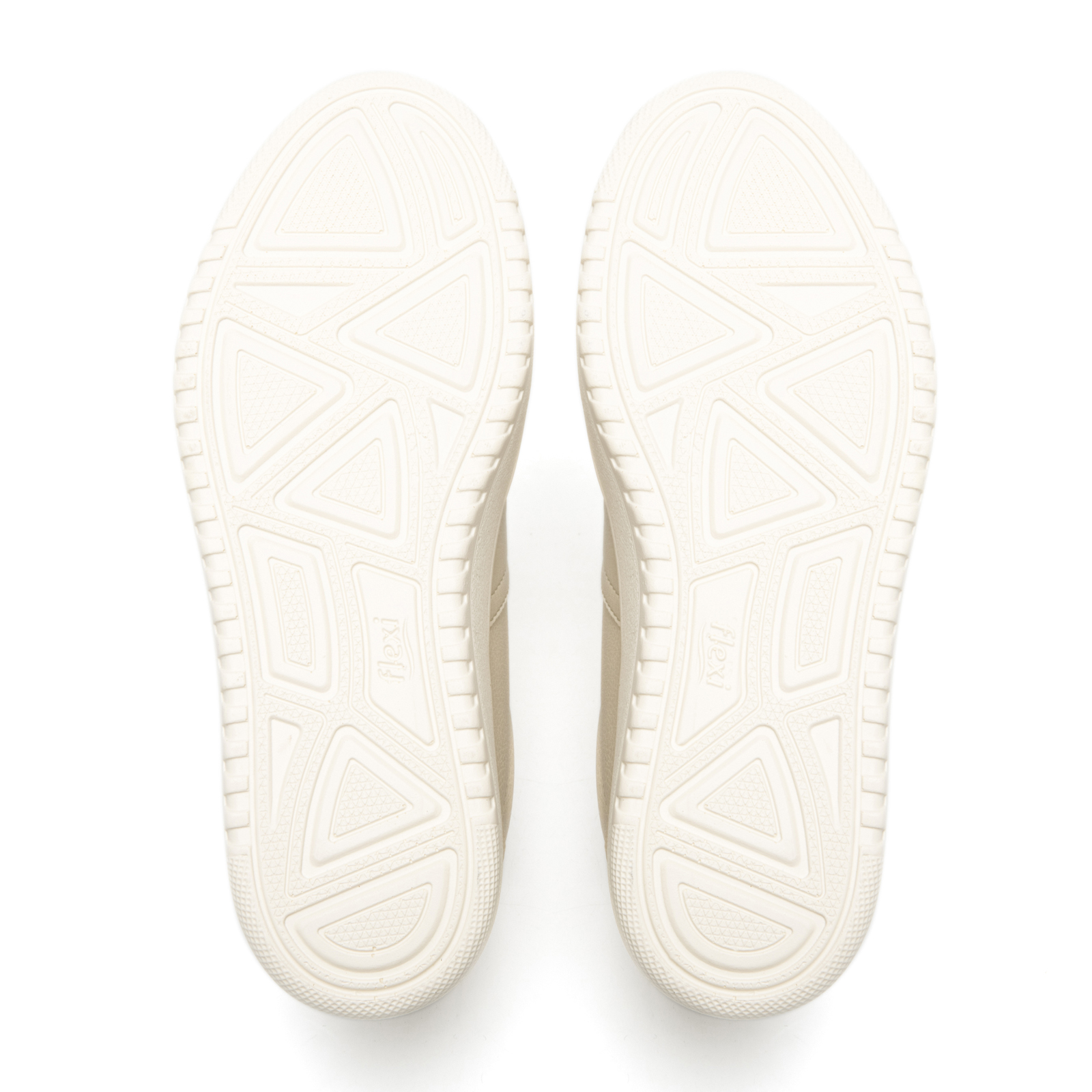 Tenis Urbanos Con Plataforma Para Mujer Flexi 103504 Beige