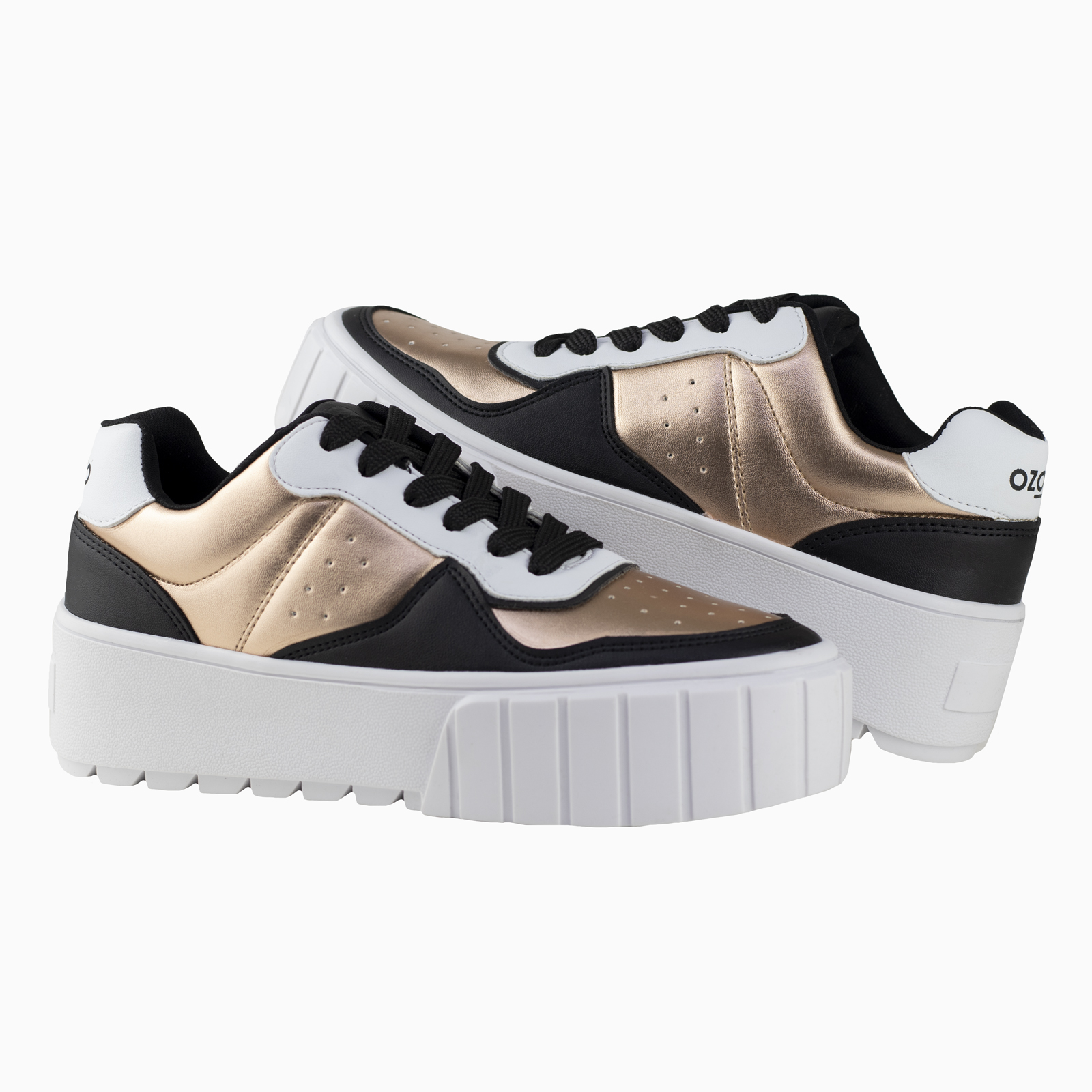 Tenis Plataforma Urbano Dama Capa De Ozono 634803 Multicolor