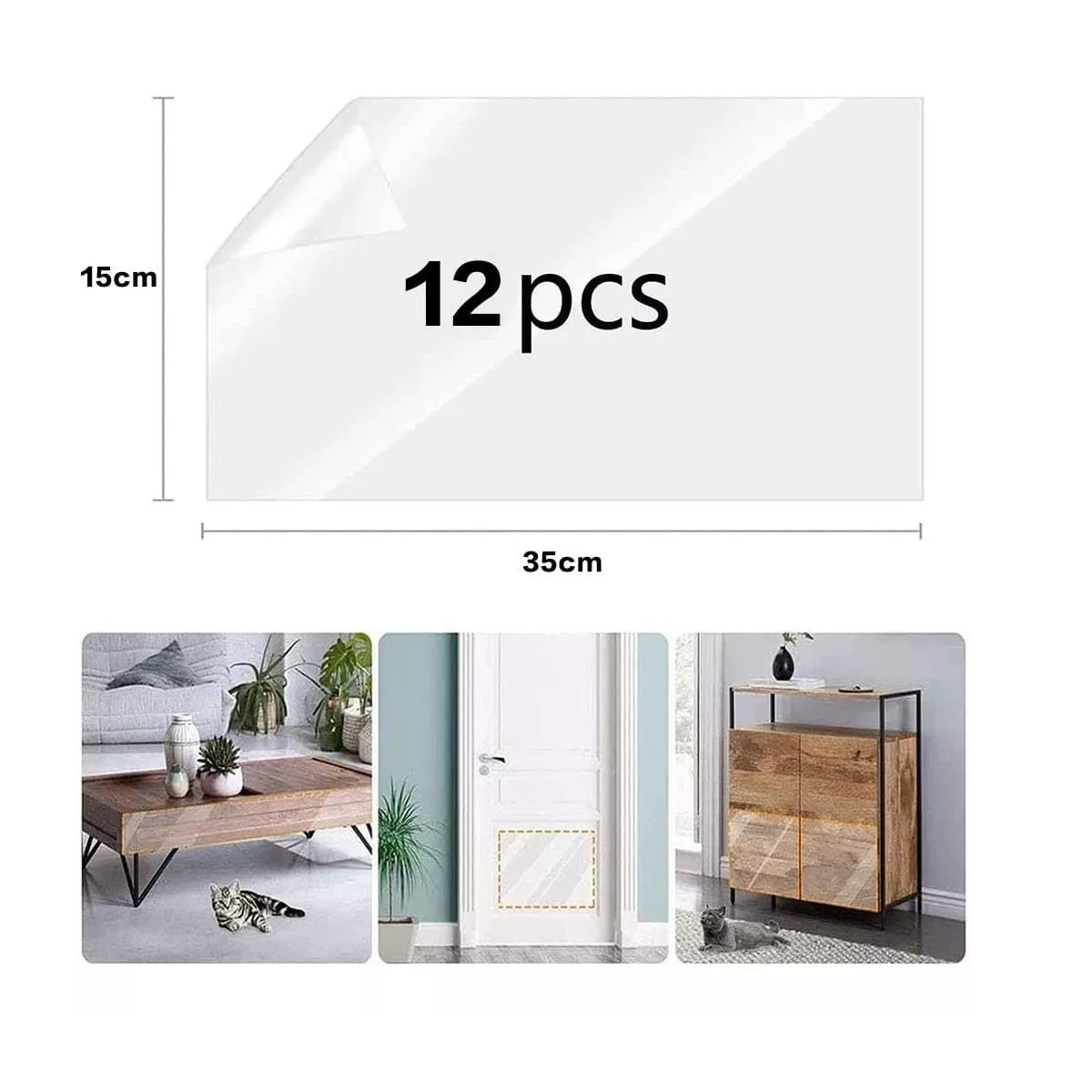 Protector De Muebles Gatos Protector Antiarañazos 12 Pcs