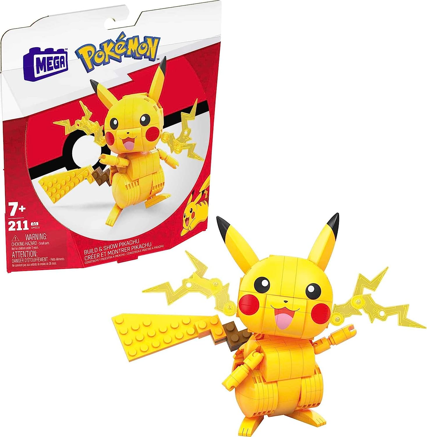 Mega Construx Pokémon PIKACHU MEDIANO