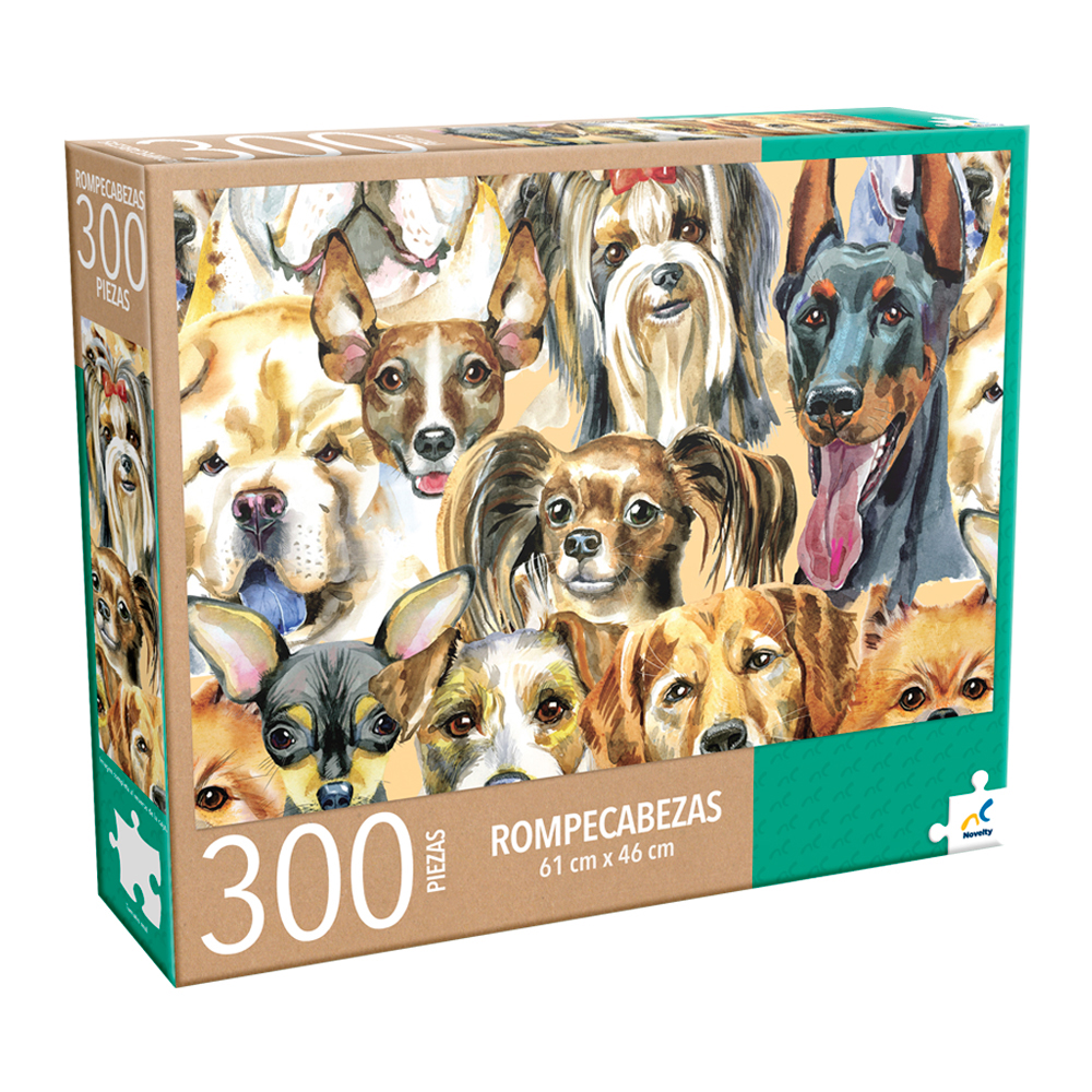 Rompecabezas de Perros 300 Piezas Novelty