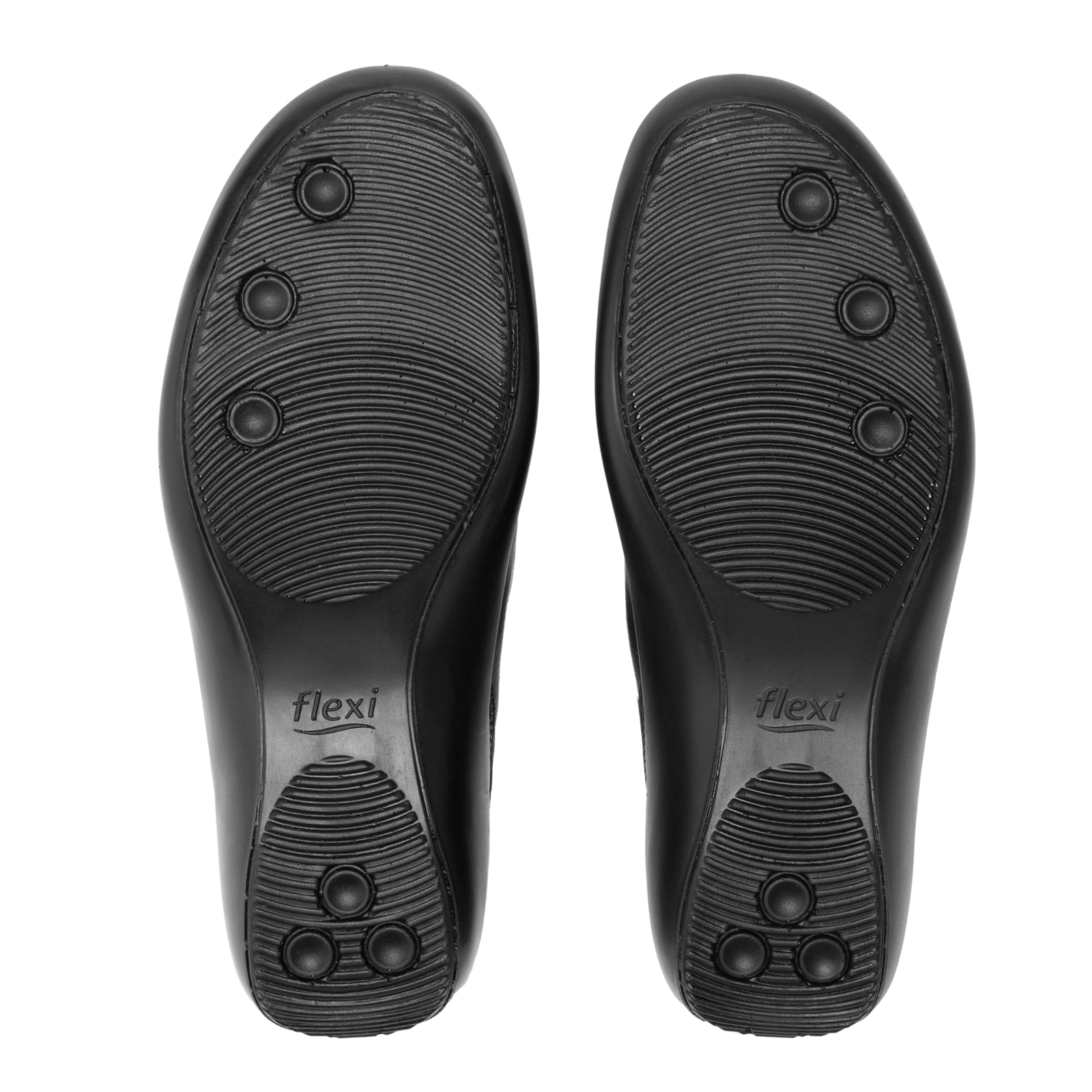 Zapato Tipo Zuecos Para Dama Flexi 51724 Negro Textil Destalonado