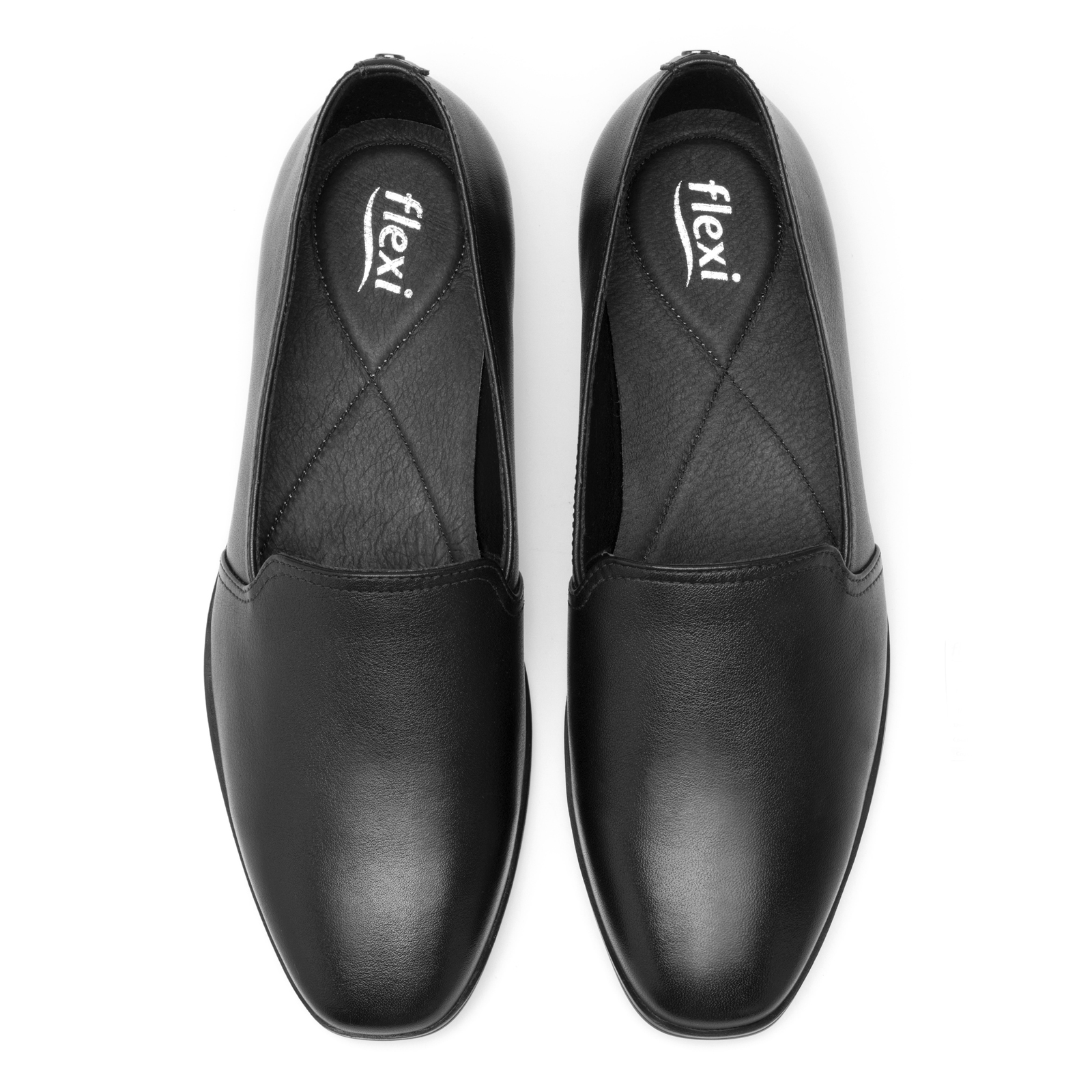 Mocasines Tipo Slip On Flexi Para Mujer 126601 Negro Confort