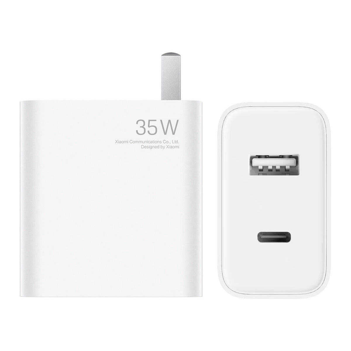 Adaptador de Corriente de 35W con dos puertos USB-C/ USB-A Xiaomi