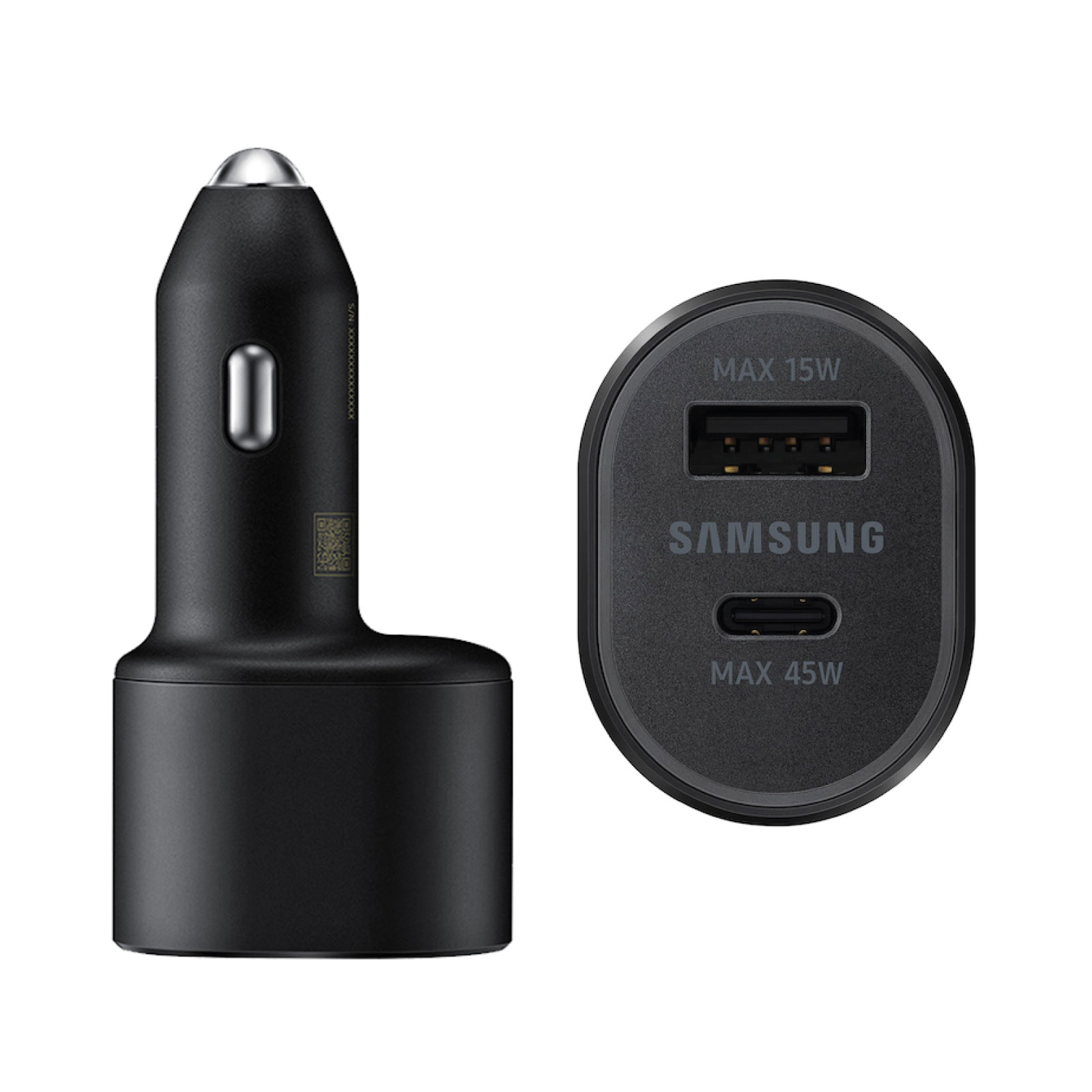 Cargador para Auto (45W + 15W) + Cable USB-C Samsung