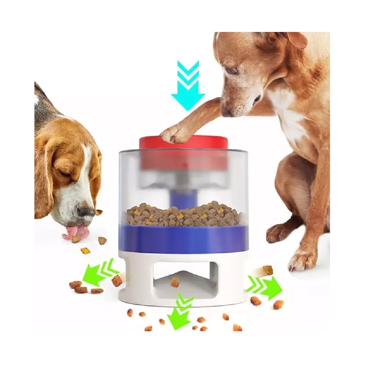 Dispensador De Alimentador Automatico Para Perros Y Gatos