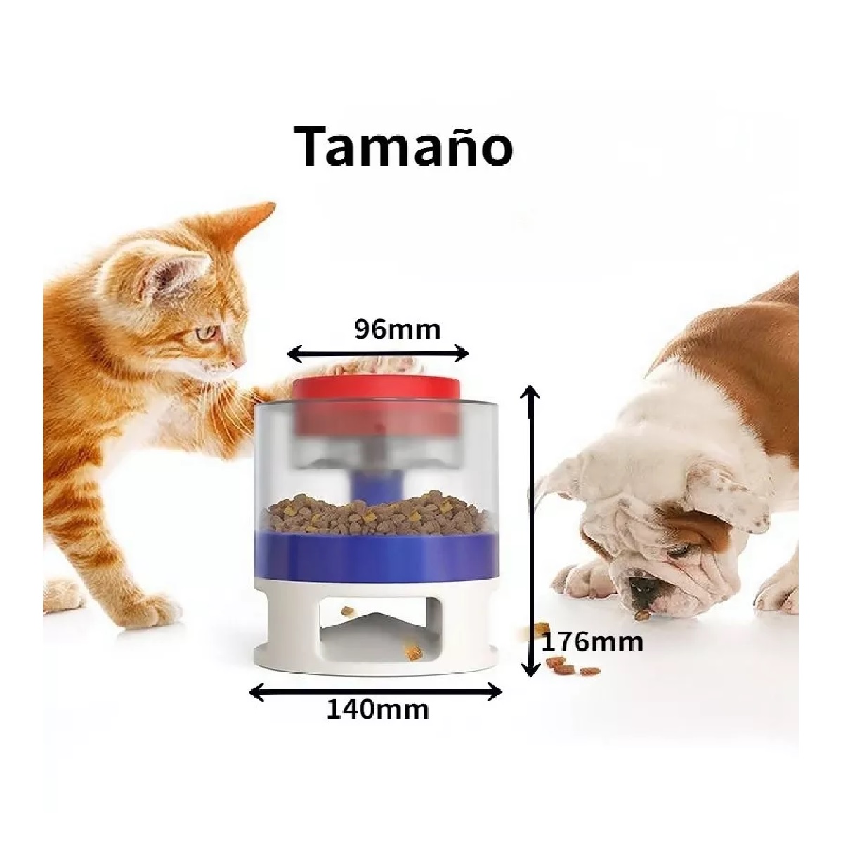 Dispensador De Alimentador Automatico Para Perros Y Gatos