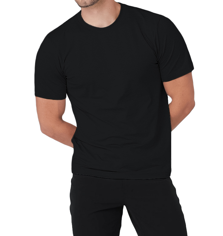 Playera casual basica fresca juvenil hombre xally 2322 cuello redondo manga corta