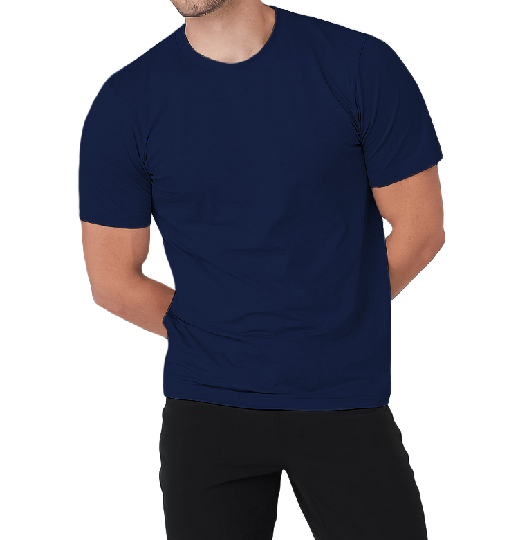 Playera casual basica fresca juvenil hombre xally 2322 cuello redondo manga corta