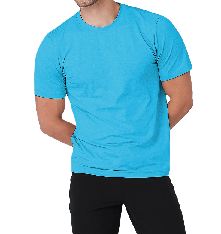 Playera casual basica fresca juvenil hombre xally 2322 cuello redondo manga corta