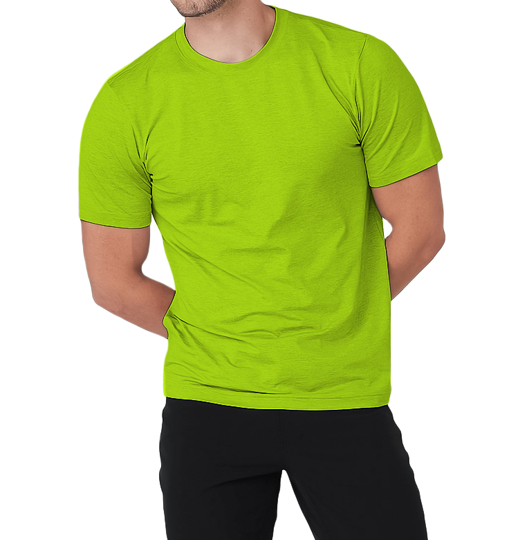 Playera casual basica fresca juvenil hombre xally 2322 cuello redondo manga corta