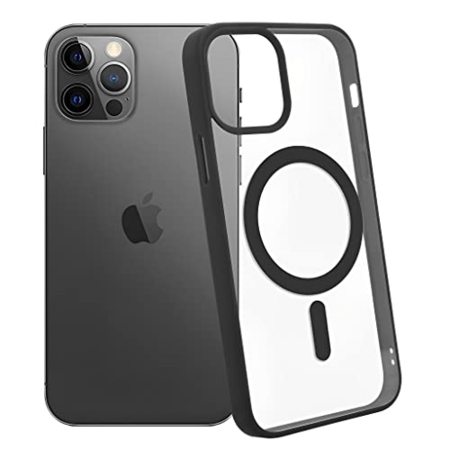 Funda Protector para iPhone 11 Pro Max de 6.5" Case Minimalista con Carga Magnética e inalámbrica Compatible Cargador Magsafe (2023) Carcasa a Prueba de Golpes de Uso Rudo Anti-Amarillo
