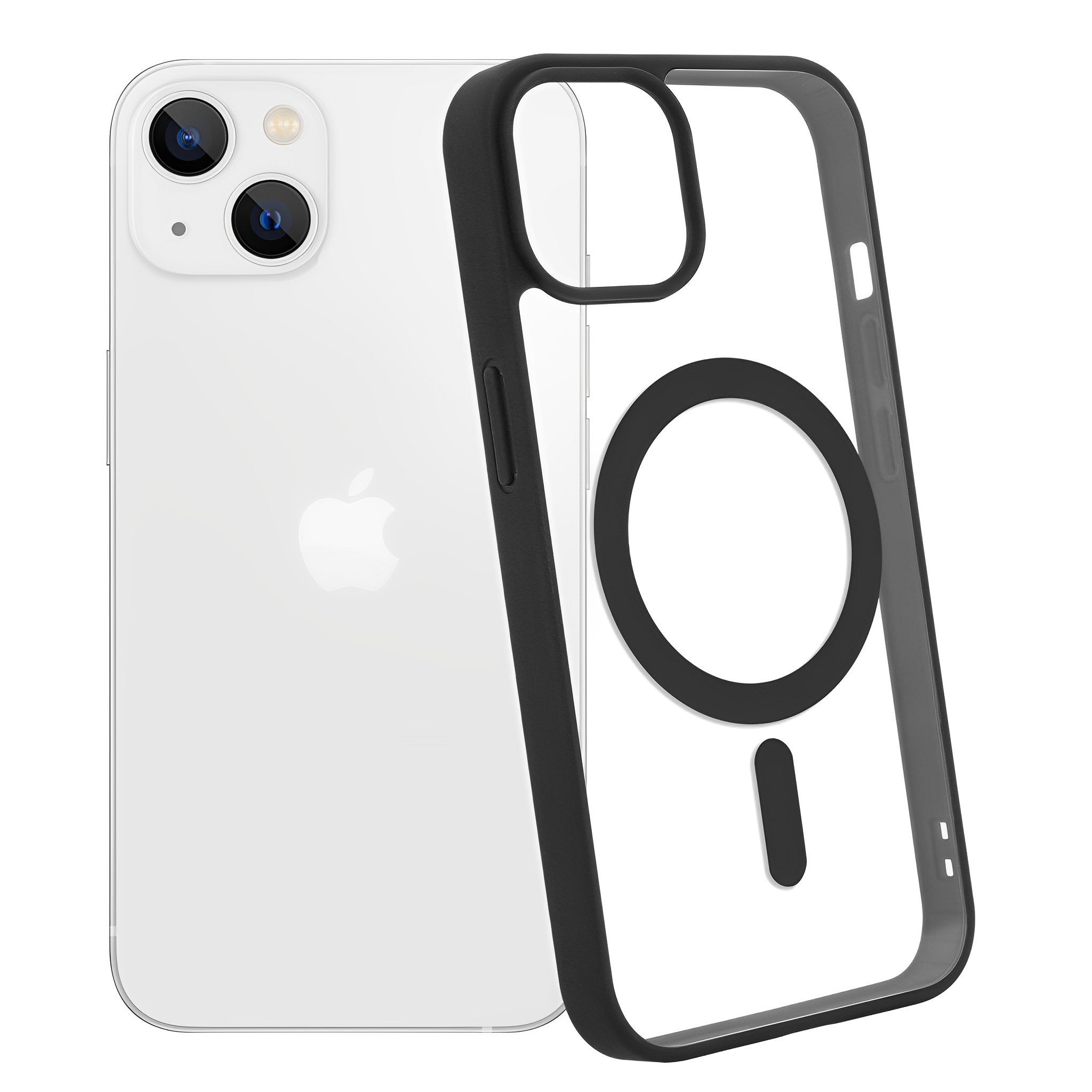 Funda para iPhone 11 de 6,1" Case Transparente Minimalista, Carga Magnética e inalámbrica Compatible Magsafe (2023) Carcasa a Prueba de Golpes de Uso Rudo