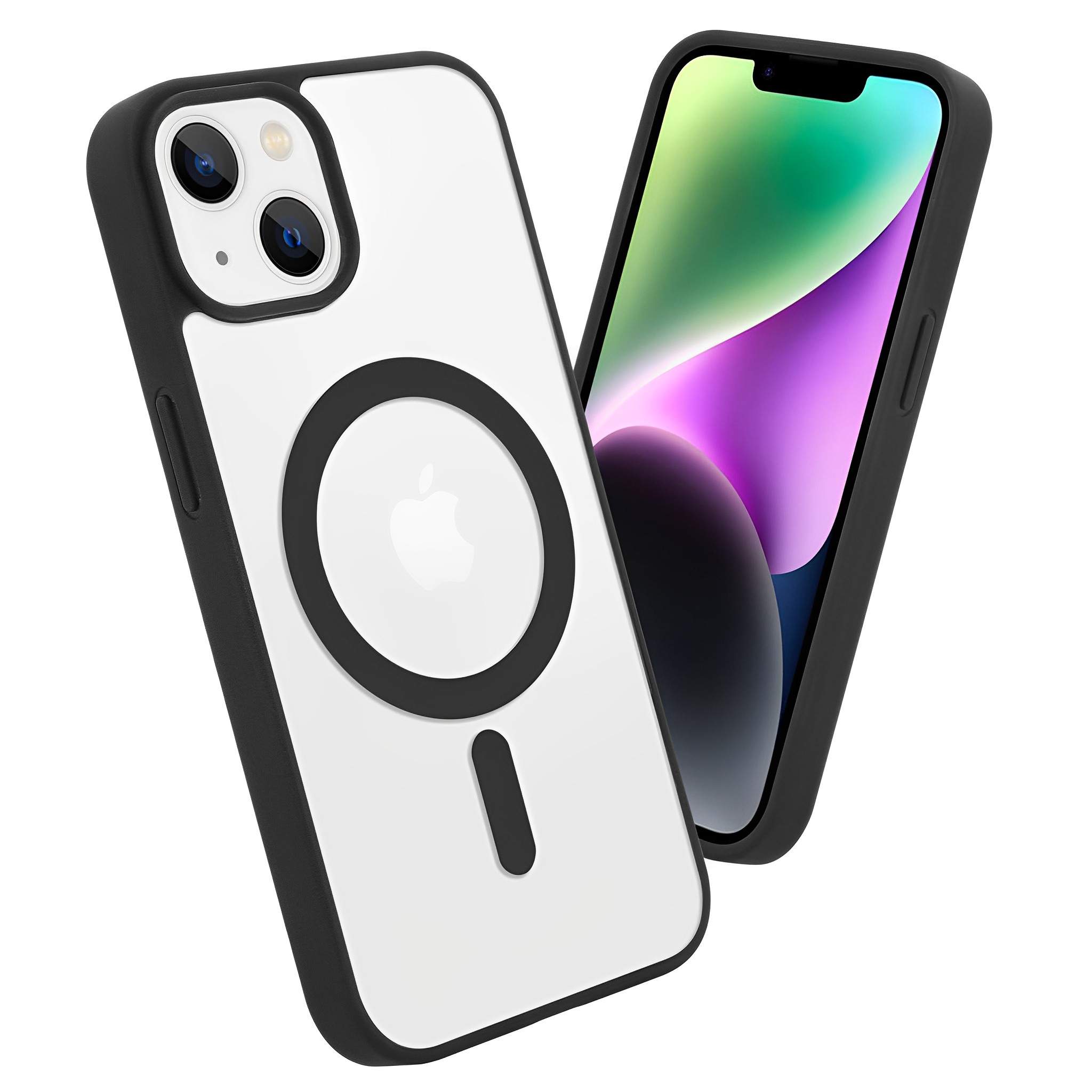Funda para iPhone 11 de 6,1" Case Transparente Minimalista, Carga Magnética e inalámbrica Compatible Magsafe (2023) Carcasa a Prueba de Golpes de Uso Rudo