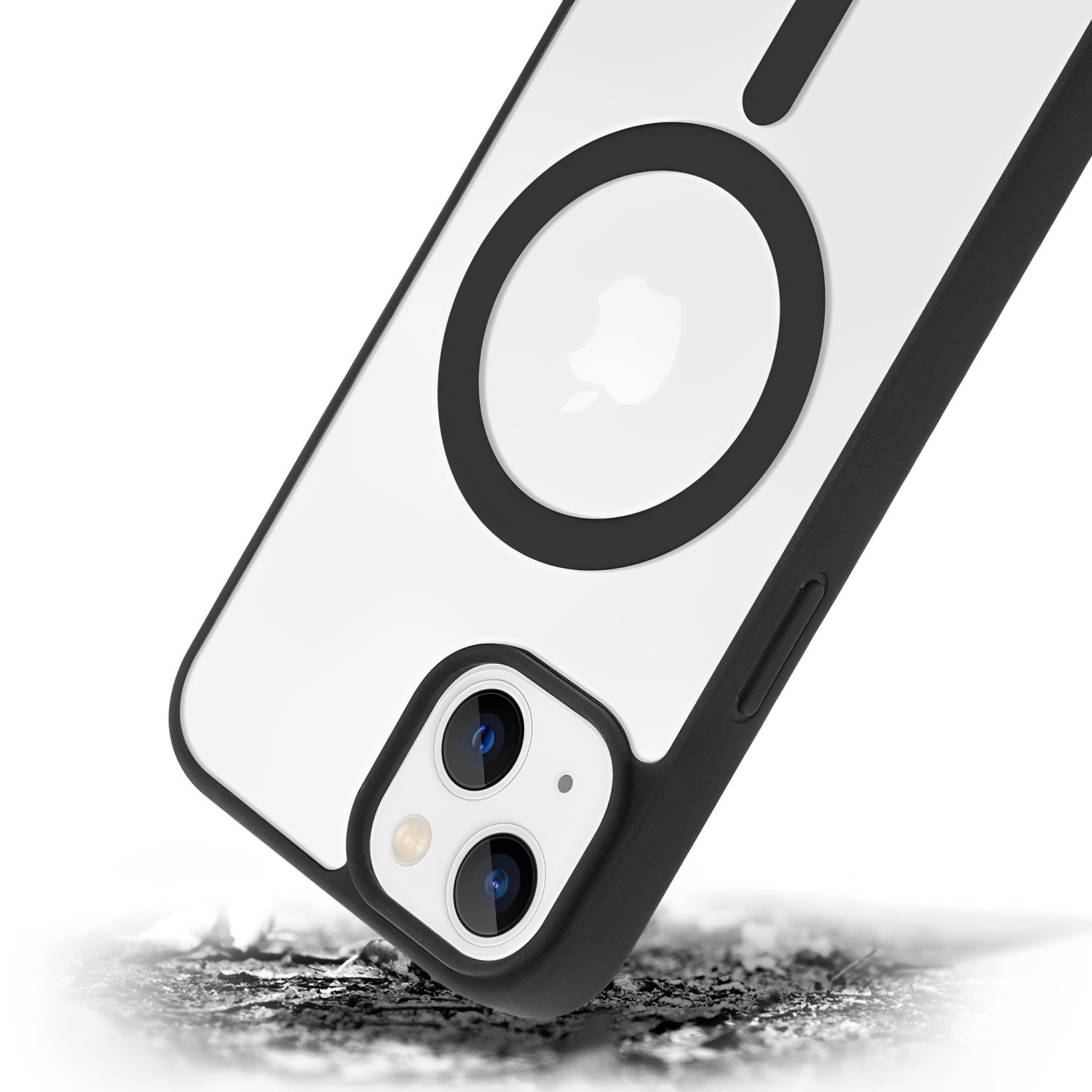 Funda para iPhone 11 de 6,1" Case Transparente Minimalista, Carga Magnética e inalámbrica Compatible Magsafe (2023) Carcasa a Prueba de Golpes de Uso Rudo