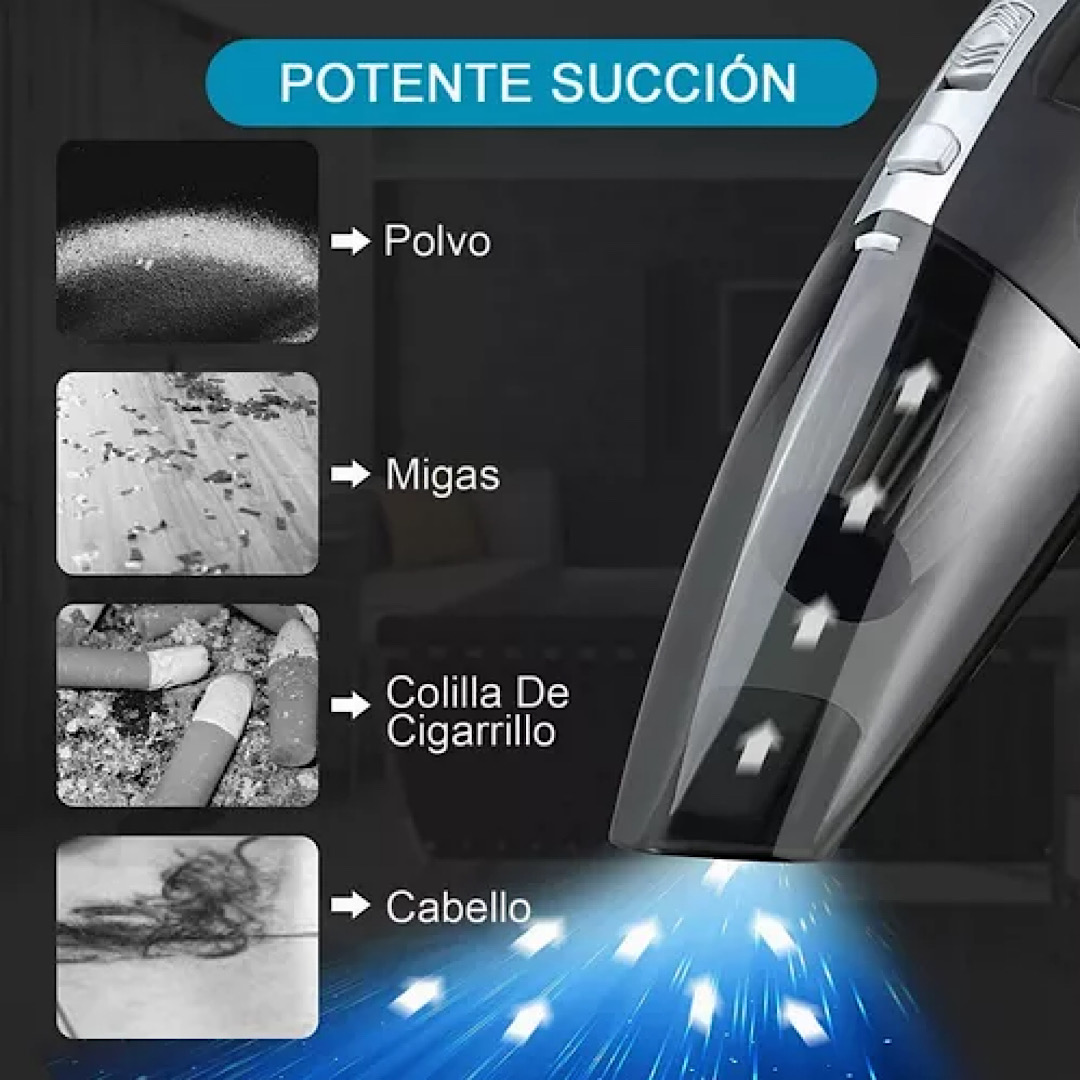 Aspirador De Mano Portátil Para Hogar Y Automóvil