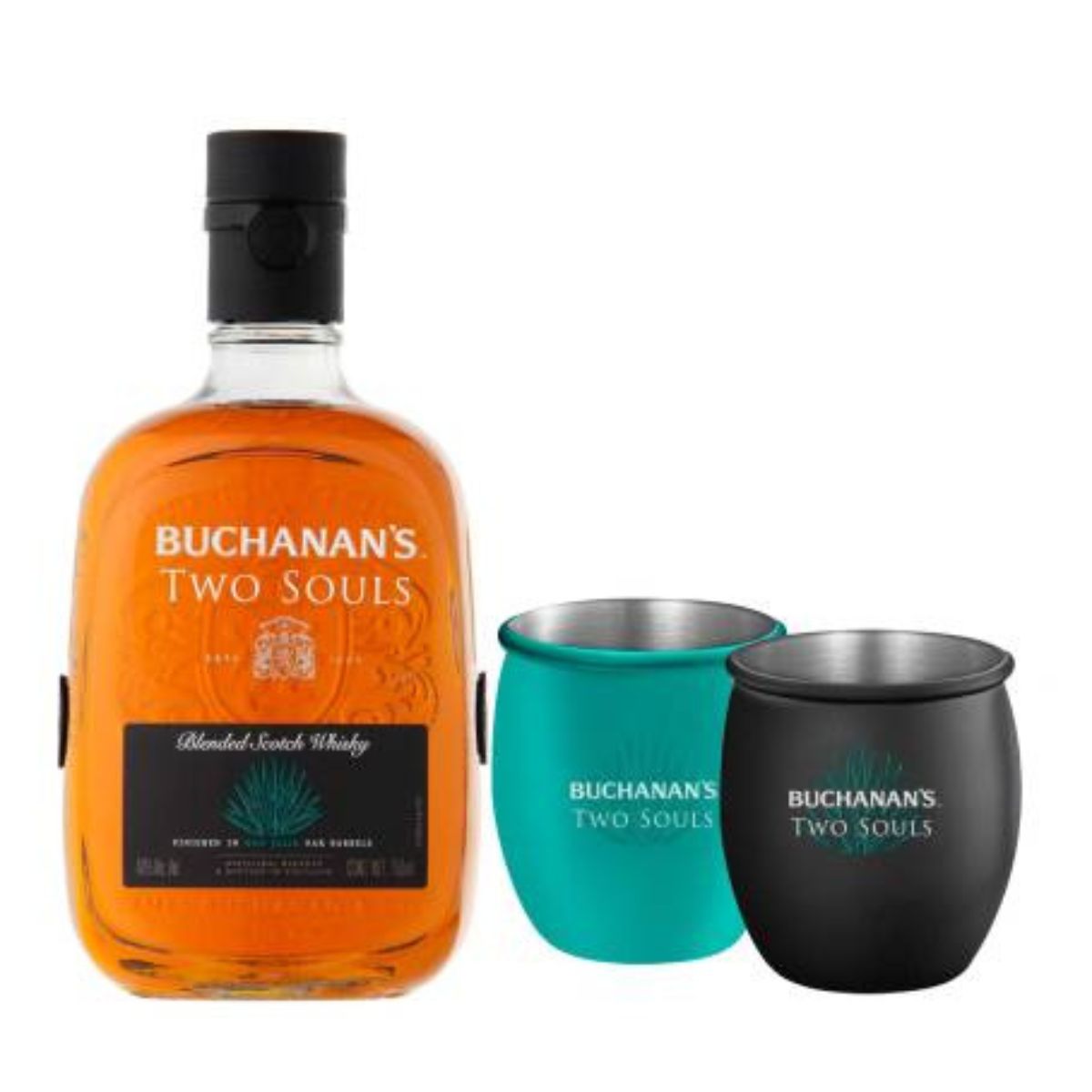 Whisky Buchanan´s Two Soul 750 ml Con Vasos