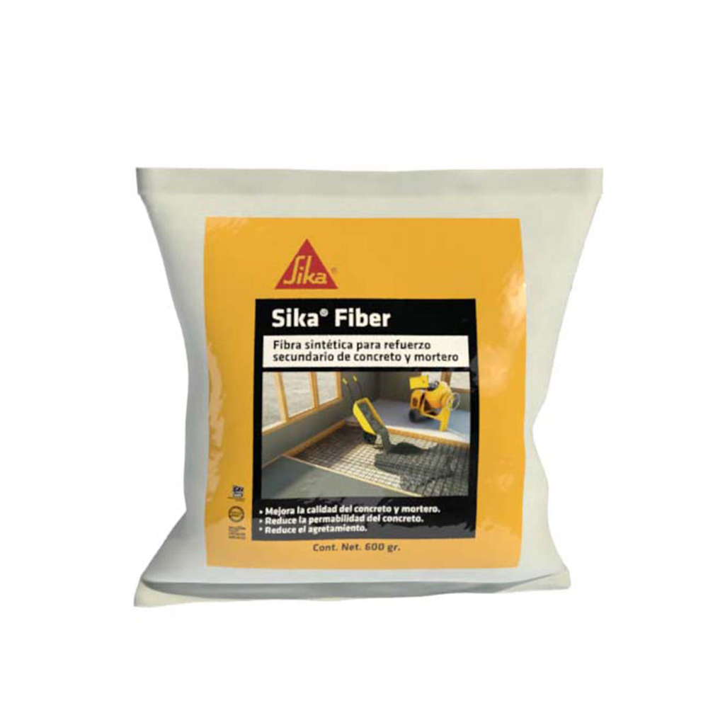 Sika Fiber- fibra sintética para refuerzo secundario.