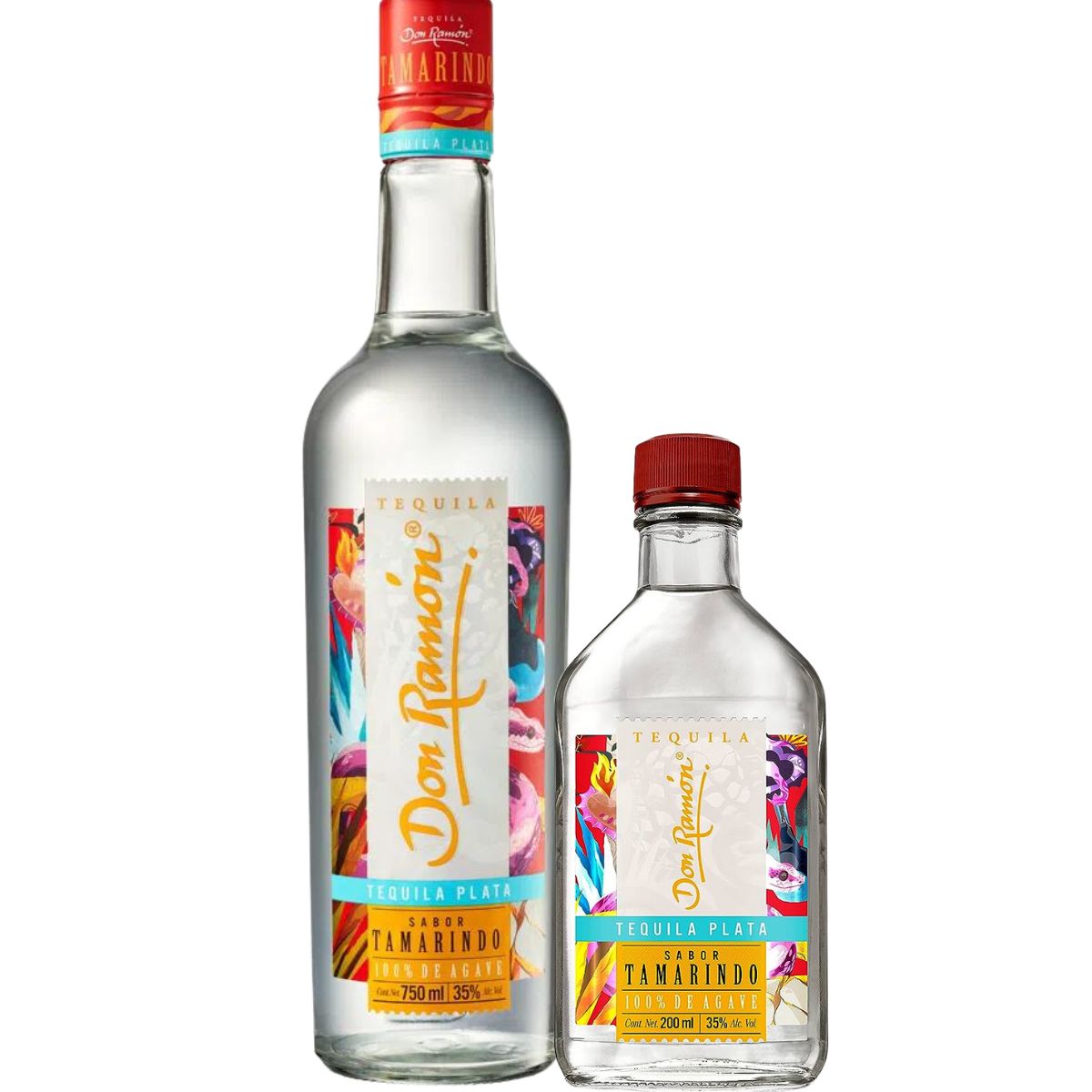 Tequila Don Ramón Tamarindo 750 ml + Don Ramón Tamarindo 200 ml