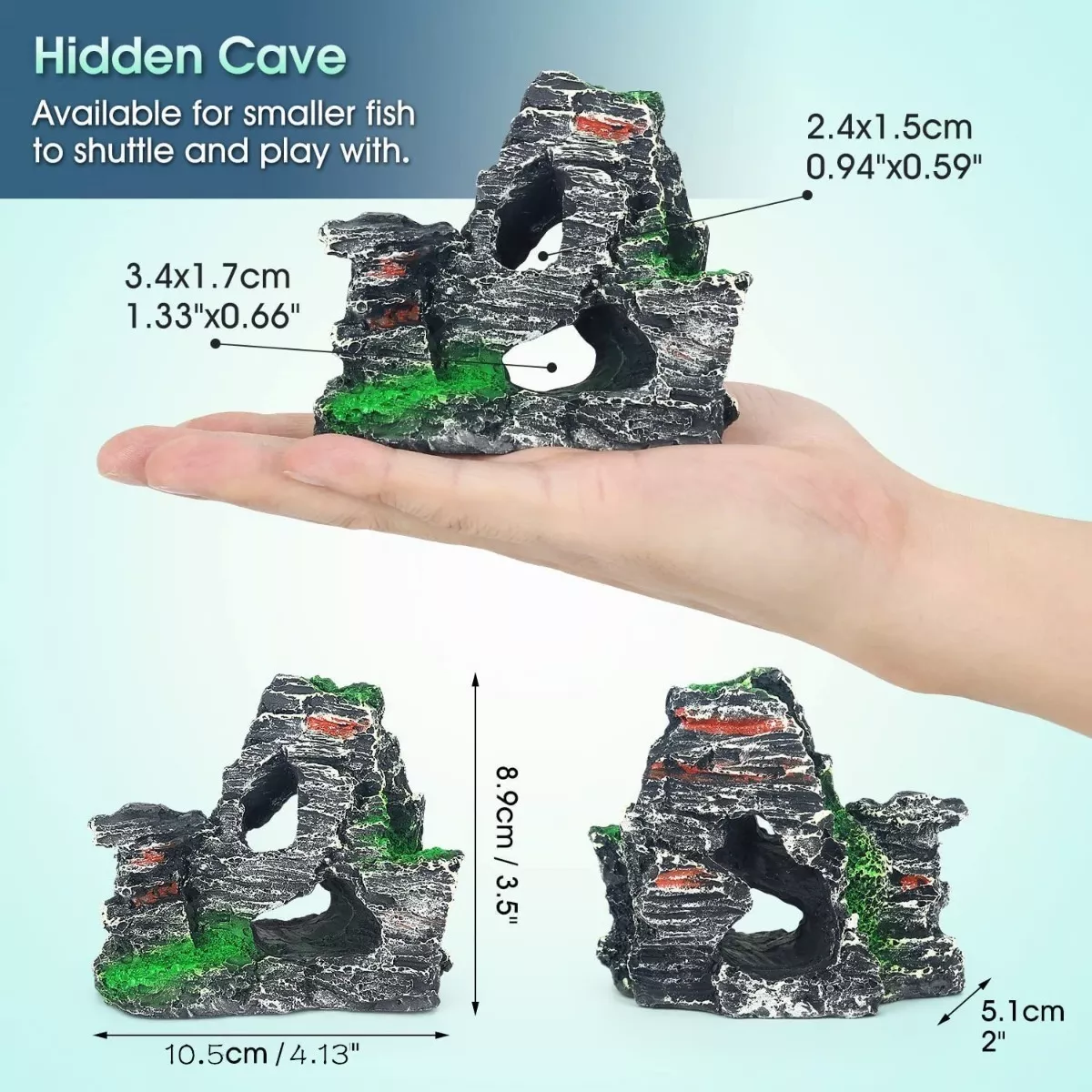 Set 20 Pcs Plantas Artificiales Decorativas Acuario Pecera