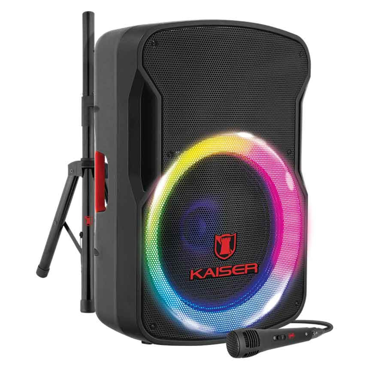 BAFLE RECARGABLE KAISER GEM 9515 15" 25,000 W PMPO KSR-LINK ORTY12