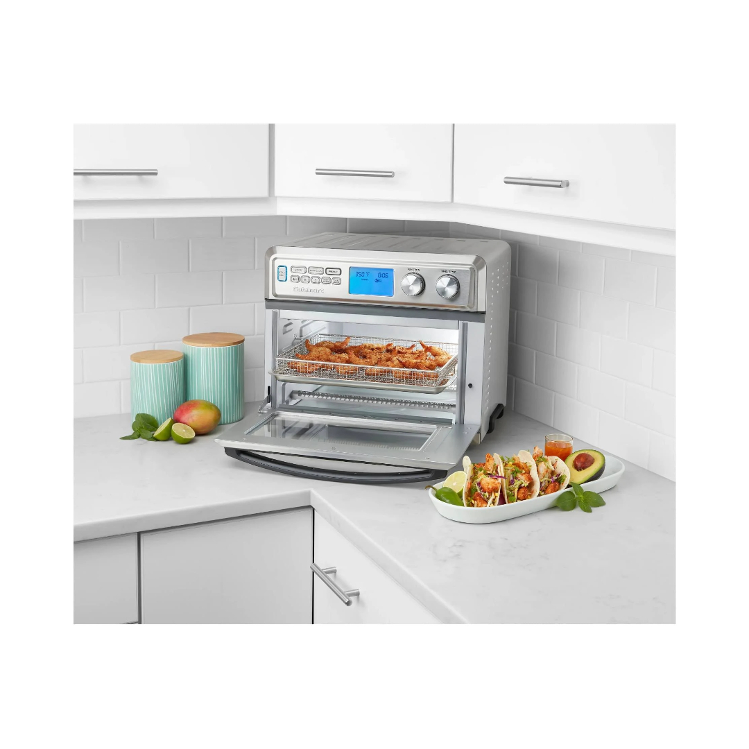 Horno Tostador Cuisinart Toa-95 Digital Con Freidora De Aire 1800v Gris