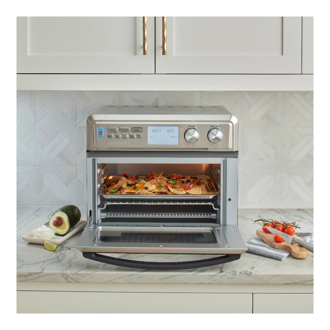 Horno Tostador Cuisinart Toa-95 Digital Con Freidora De Aire 1800v Gris