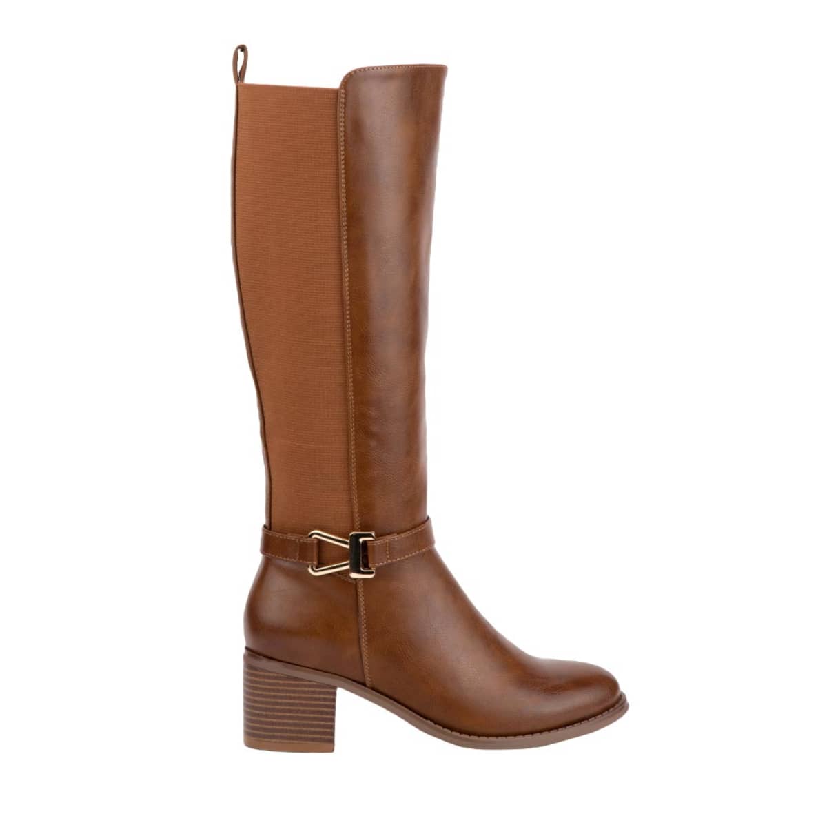 Botas de montar para mujer color cognac, marca Tierra Bendita, mod. 1085459