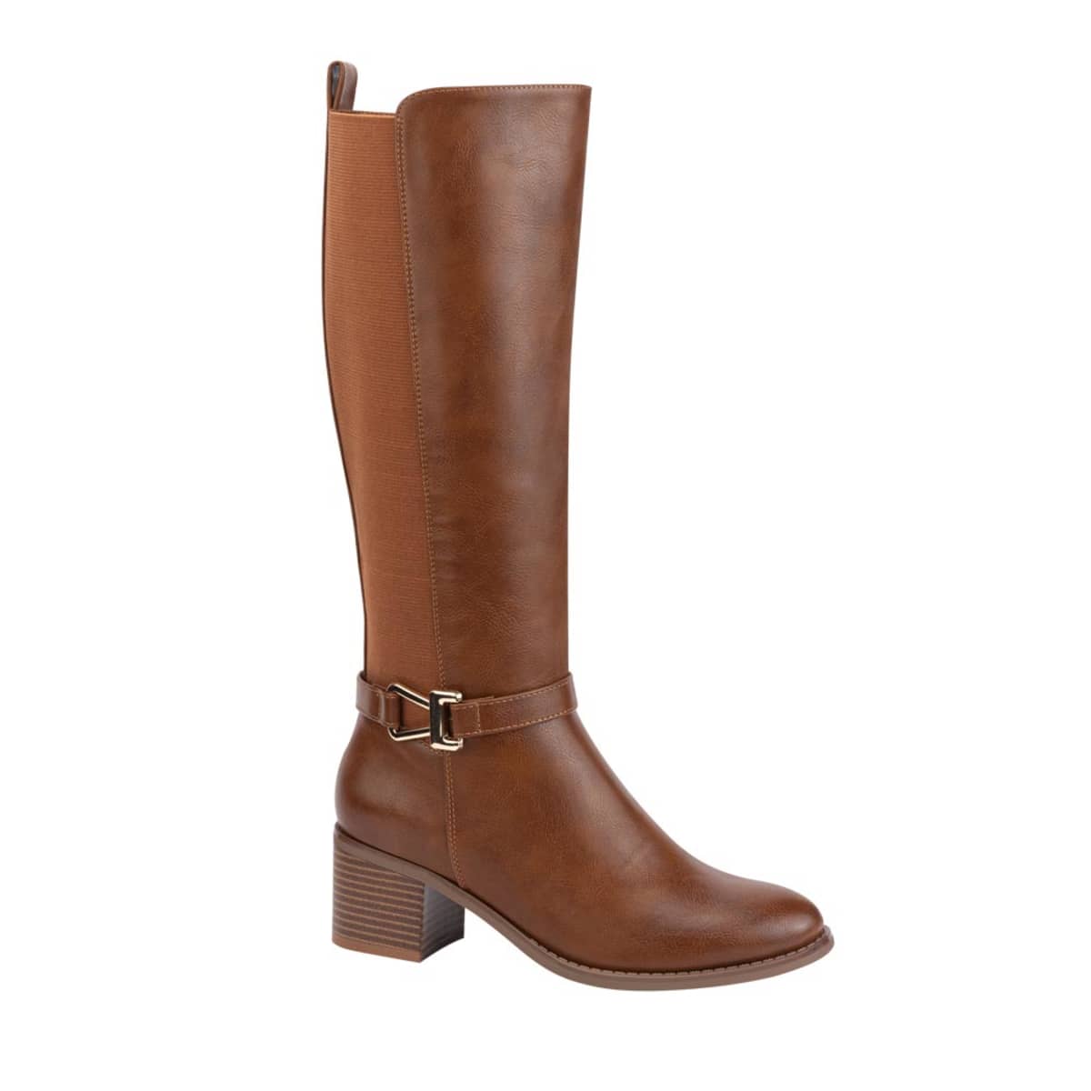 Botas de montar para mujer color cognac, marca Tierra Bendita, mod. 1085459