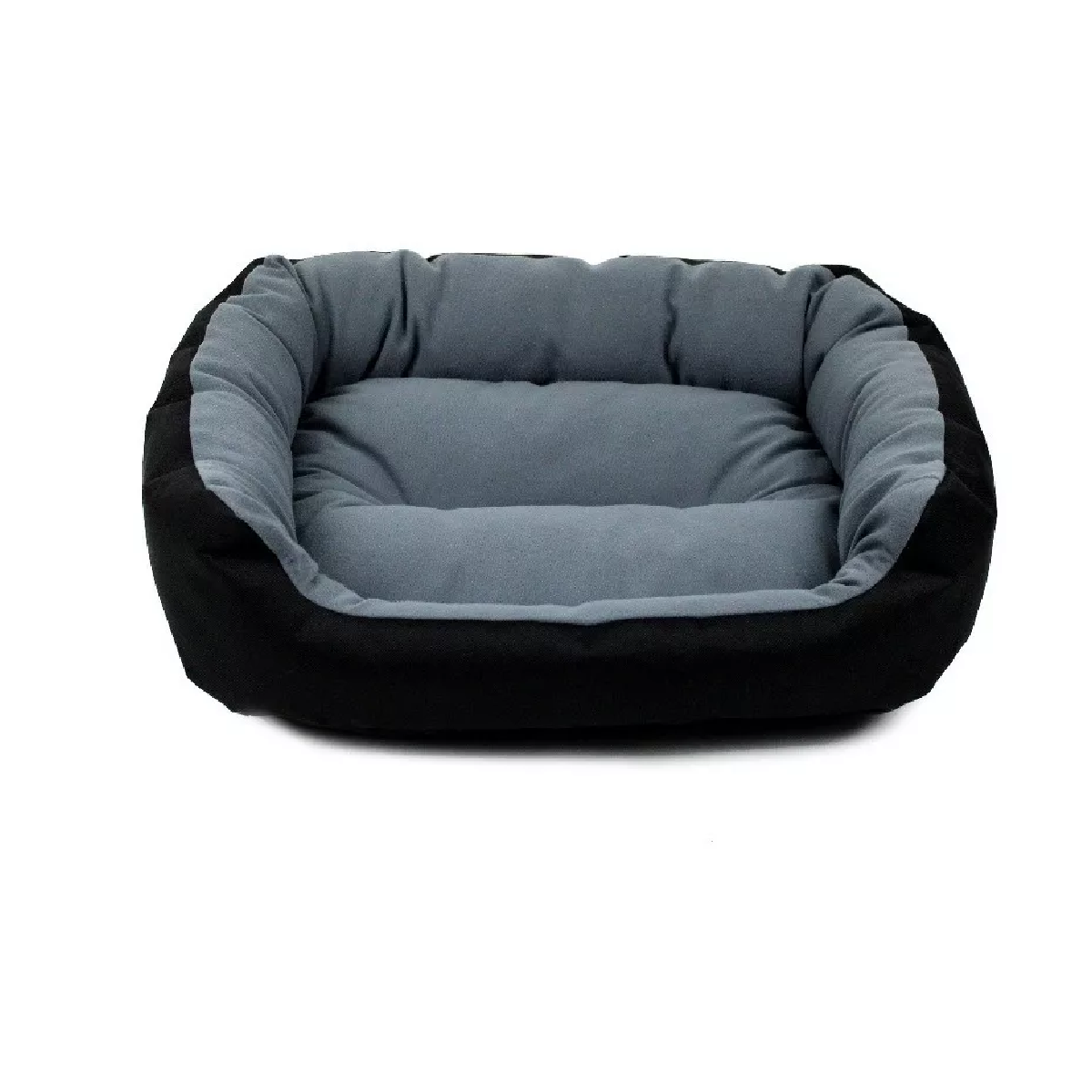 Cama Para Perro Pets Apparel Negra / Gris Chica Resistente