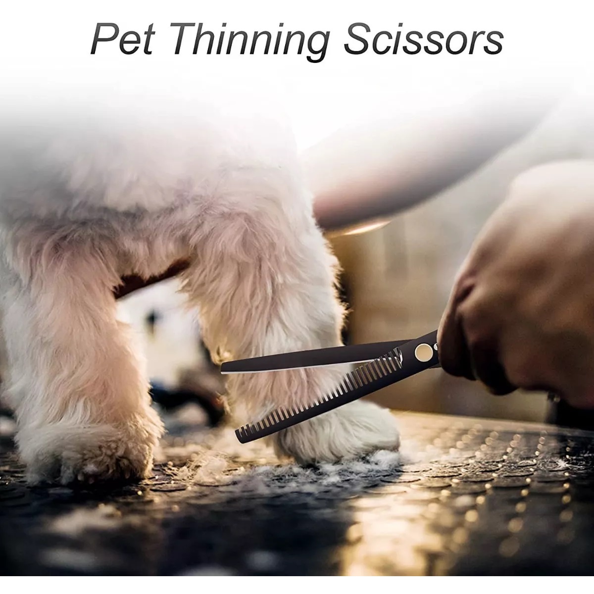 Kit De Tijeras Para Peluquería Canina 9 Piezas Obscuro