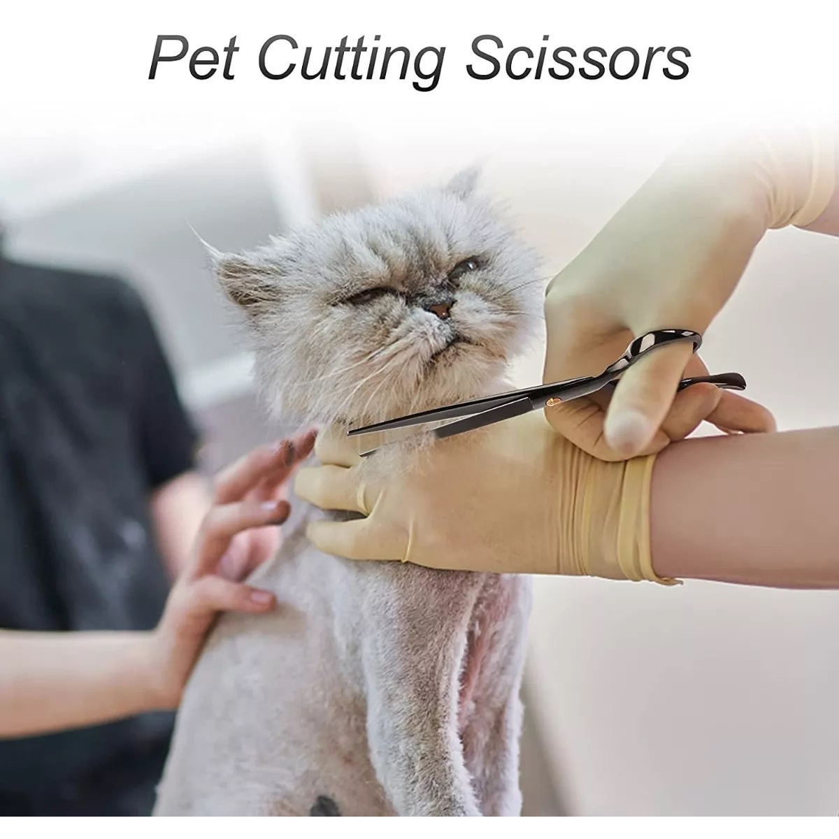 Kit De Tijeras Para Peluquería Canina 9 Piezas Obscuro