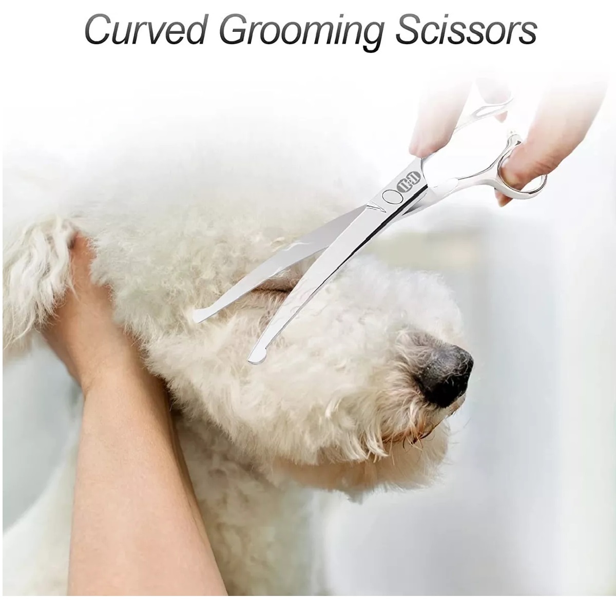 Kit De Tijeras Para Peluquería Canina 9 Piezas Gris
