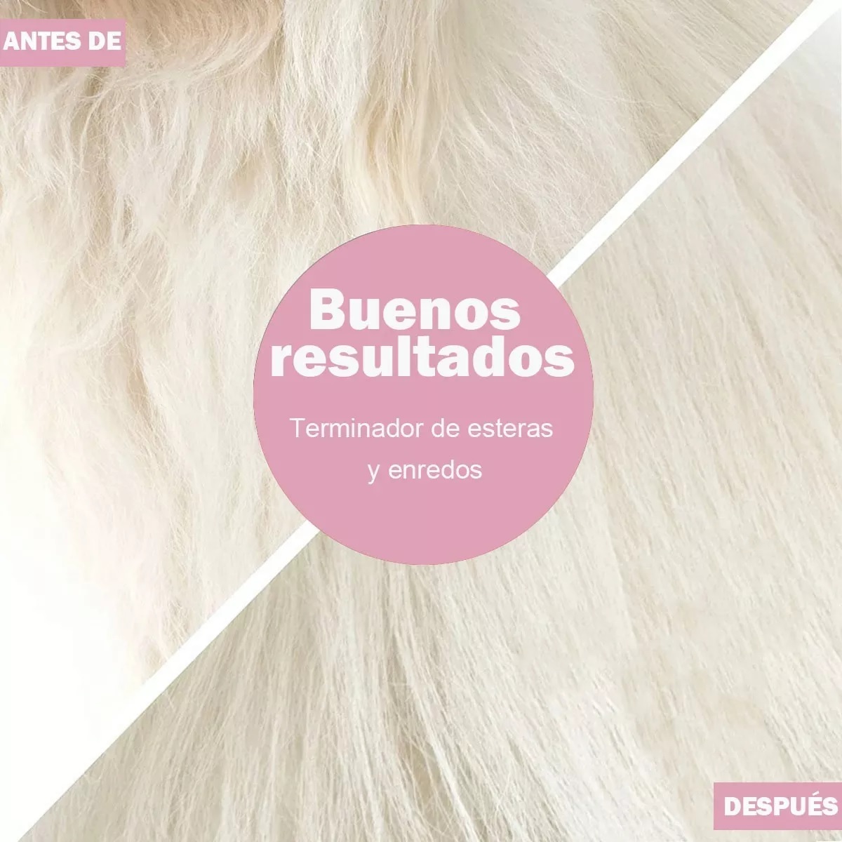 Cepillo Deslanador Perro Gato Peine Mascotas Rosa