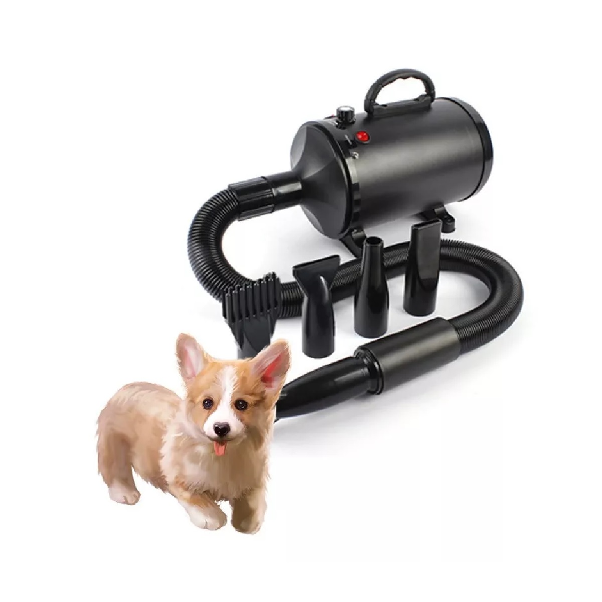 Secador De Pelo Para Mascotas De Alta Potencia 2800w Mudo